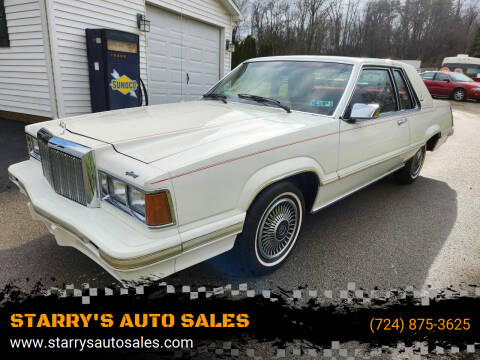 1981 Mercury Cougar for sale at STARRY'S AUTO SALES in New Alexandria PA