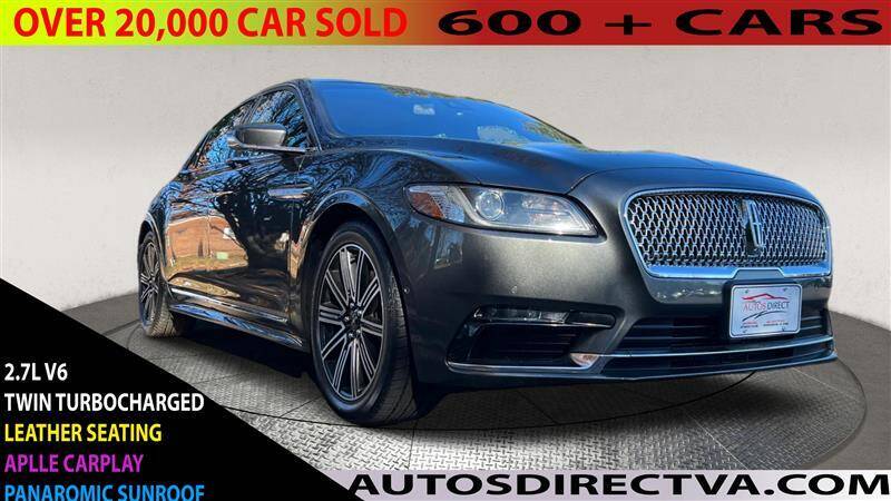 2019 Lincoln Continental for sale at AUTOS DIRECT OF FREDERICKSBURG in Fredericksburg VA