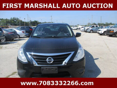 2015 Nissan Versa for sale at First Marshall Auto Auction in Harvey IL