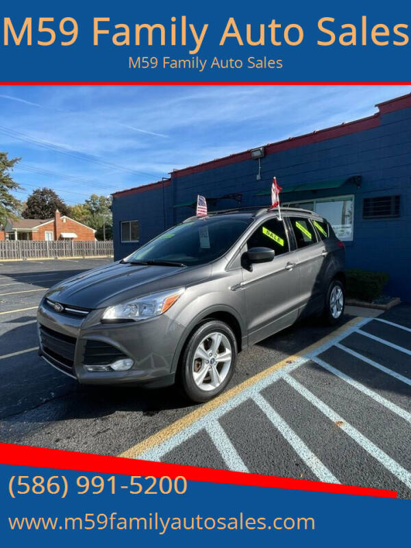 2013 Ford Escape for sale at M59 Family Auto Sales in Utica MI