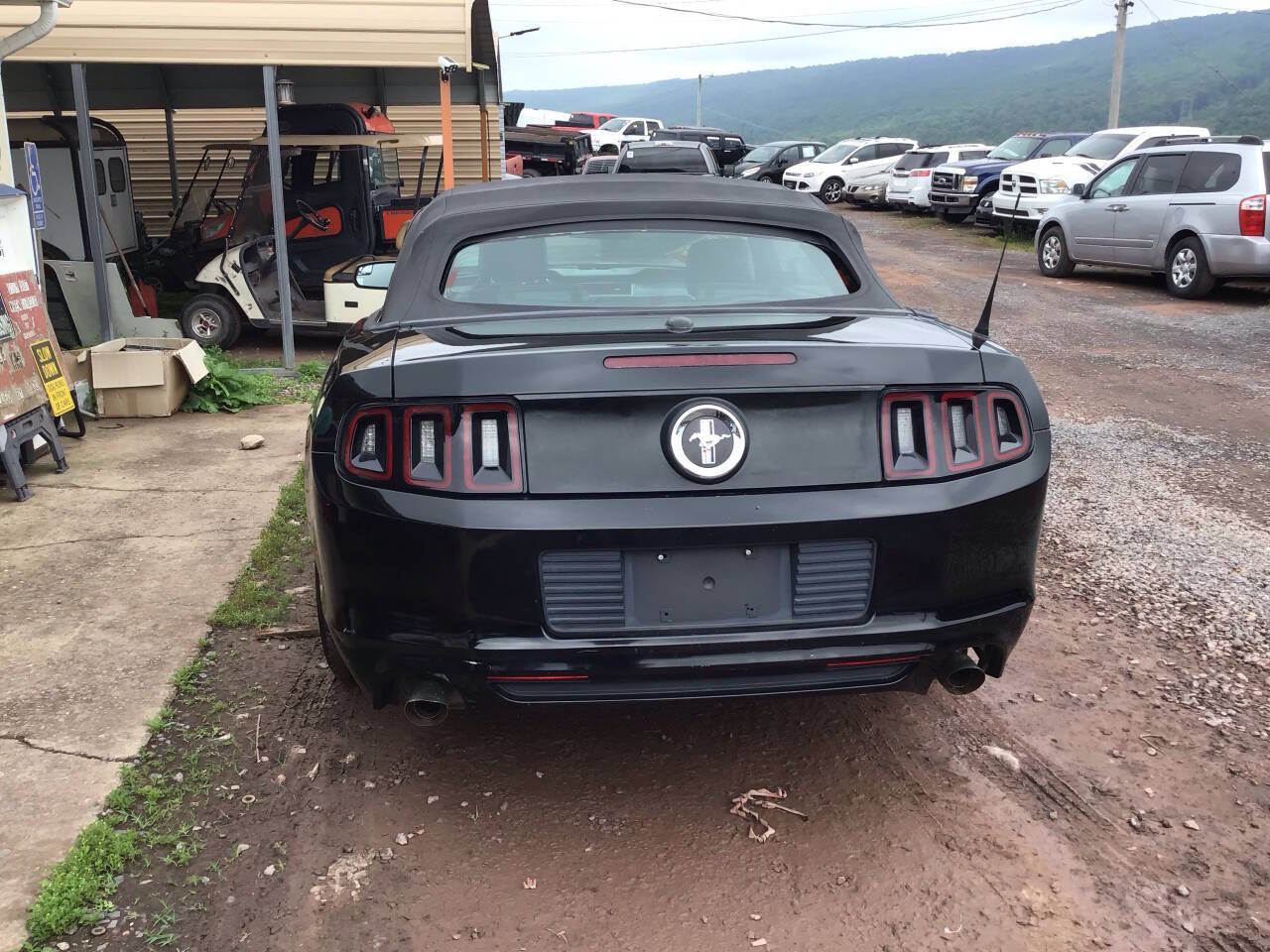 Black 2013 Ford Mustang V6 Convertible V6 2dr Convertible 9