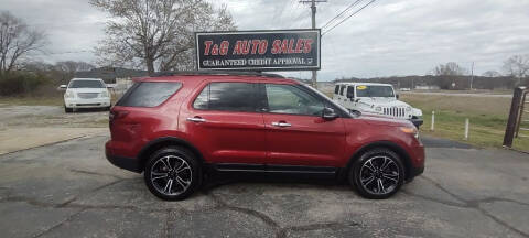 2014 Ford Explorer for sale at T & G Auto Sales in Florence AL