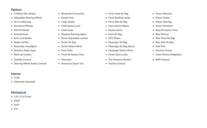 2018 Chevrolet Trax LS