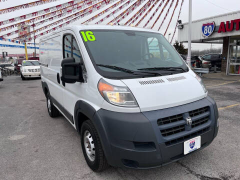 2016 RAM ProMaster for sale at I-80 Auto Sales in Hazel Crest IL