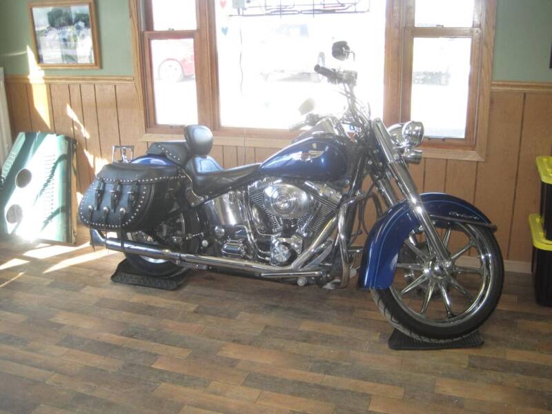 2006 HARLEY DAVIDSON SOFTAIL DELUXE  FLSTNI for sale at G T AUTO PLAZA Inc in Pearl City IL