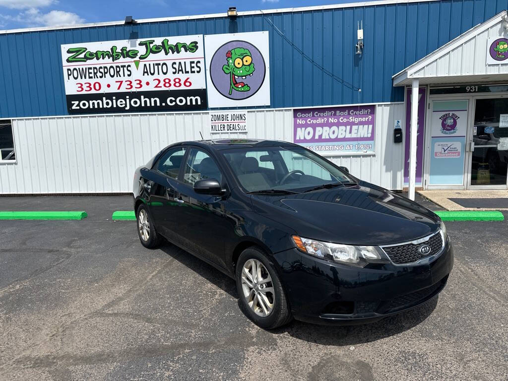 Black 2012 Kia Forte EX EX 4dr Sedan 6A 1