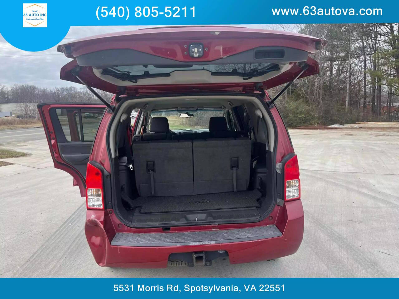 2009 Nissan Pathfinder for sale at 63 Auto Inc in Spotsylvania, VA