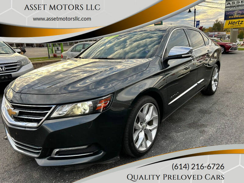 2015 Chevrolet Impala for sale at ASSET MOTORS LLC in Westerville OH