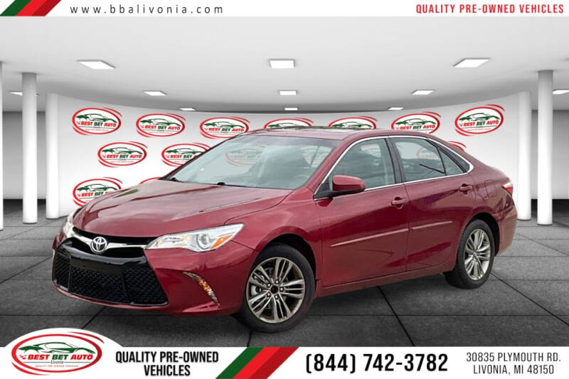 2017 Toyota Camry for sale at Best Bet Auto in Livonia MI