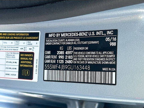 2016 Mercedes-Benz C-Class C 300