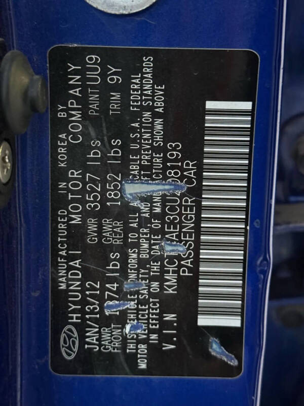 2012 Hyundai Accent GLS