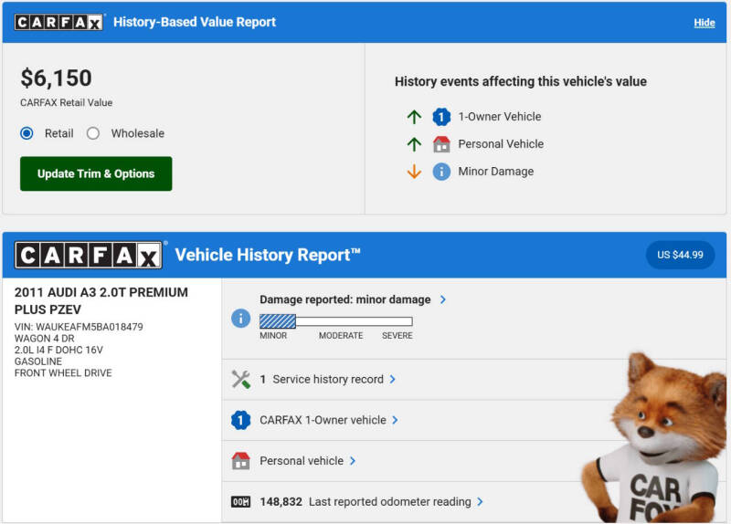 2011 Audi A3 2.0T Premium Plus PZEV