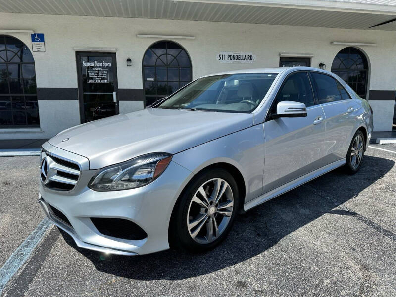 2016 Mercedes-Benz E-Class for sale at Supreme Motor Sports in North Fort Myers FL