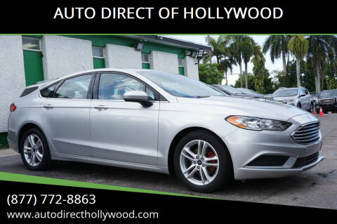 2018 Ford Fusion for sale at AUTO DIRECT OF HOLLYWOOD in Hollywood FL