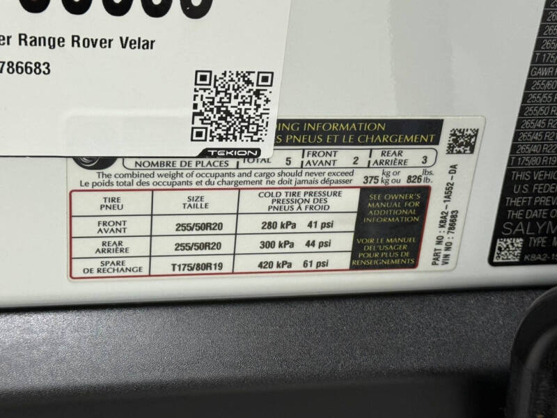 2019 Land Rover Range Rover Velar P380 R-Dynamic HSE