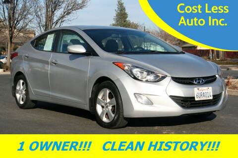 2012 Hyundai Elantra for sale at Cost Less Auto Inc. in Rocklin CA