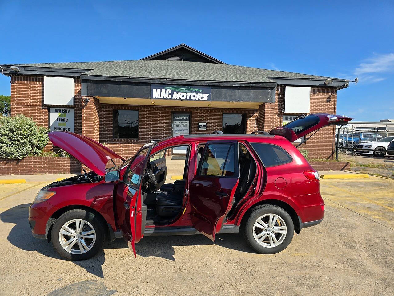 2011 Hyundai SANTA FE for sale at Mac Motors in Arlington, TX