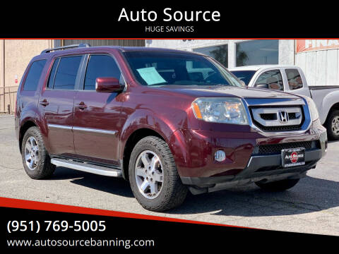 2009 Honda Pilot for sale at Auto Source in Banning CA