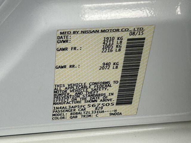 2015 Nissan Altima 2.5 SL