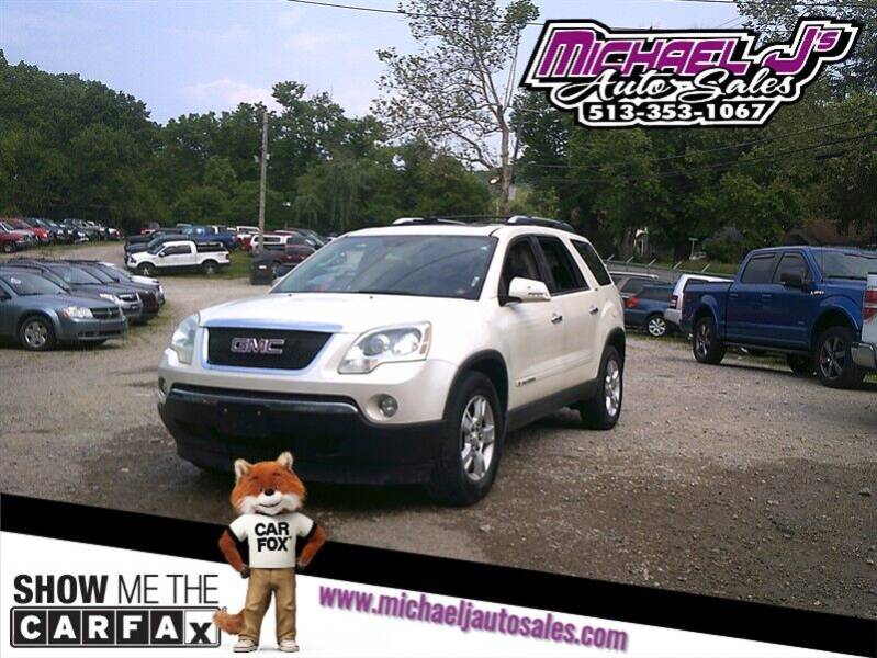 2008 GMC Acadia for sale at MICHAEL J'S AUTO SALES in Cleves OH