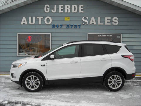 2018 Ford Escape for sale at GJERDE AUTO SALES in Detroit Lakes MN