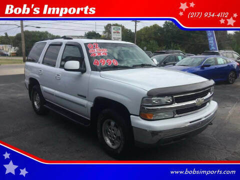 2002 Chevrolet Tahoe for sale at Bob's Imports in Clinton IL