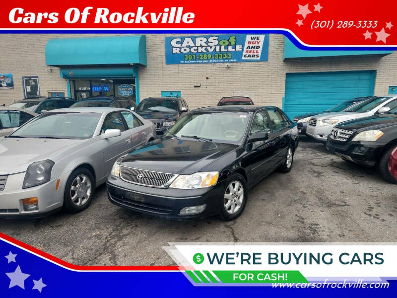 2002 Toyota Avalon for sale at Cars Of Rockville in Rockville MD