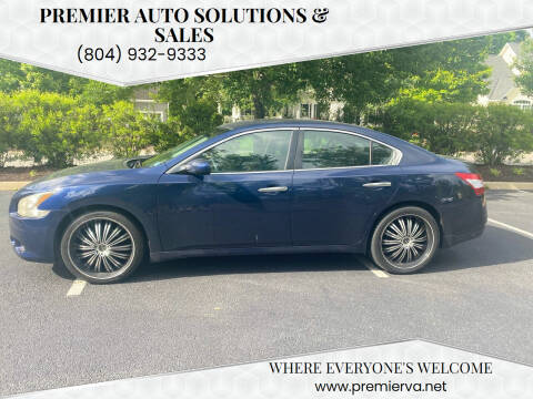 2009 Nissan Maxima for sale at Premier Auto Solutions & Sales in Quinton VA