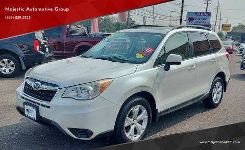2014 Subaru Forester for sale at Majestic Automotive Group in Cinnaminson NJ