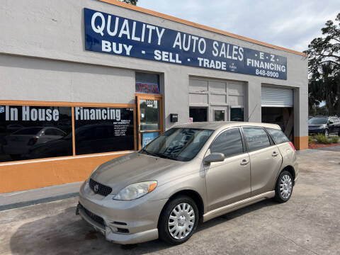 2003 Toyota Matrix for sale at QUALITY AUTO SALES OF FLORIDA in New Port Richey FL