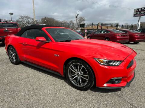 2017 Ford Mustang for sale at SKY AUTO SALES in Detroit MI
