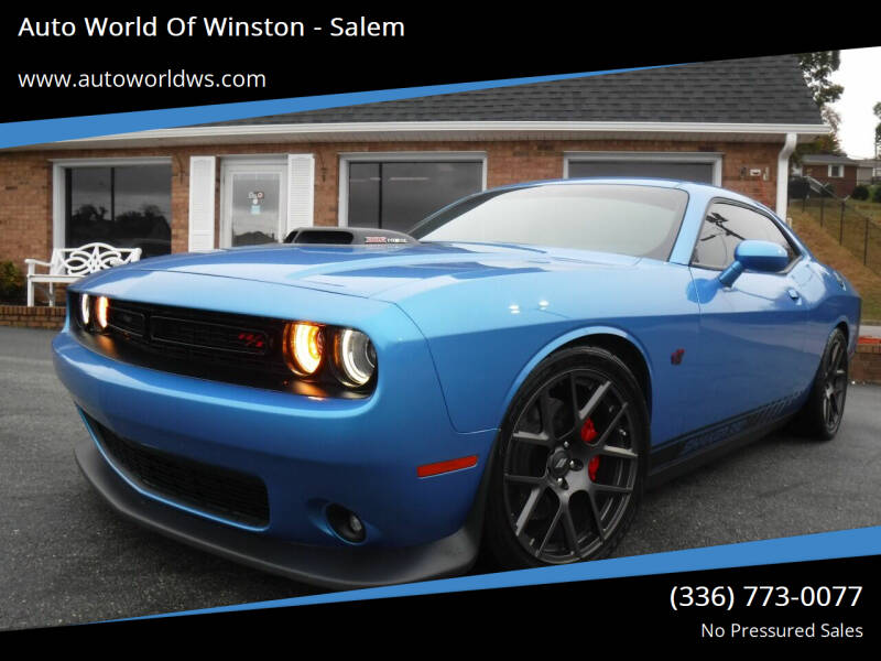 2019 Dodge Challenger for sale at Auto World Of Winston - Salem in Winston Salem NC