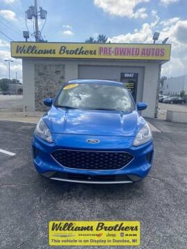 2020 Ford Escape for sale at Williams Brothers Pre-Owned Clinton in Clinton MI