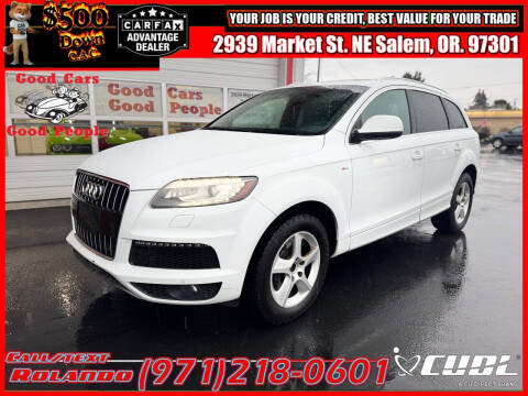 2014 Audi Q7 for sale at Good Cars Good People in Salem OR