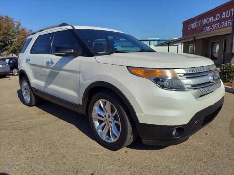 2014 Ford Explorer for sale at Credit World Auto Sales in Fresno CA