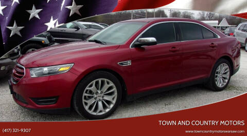 2016 Ford Taurus for sale at Town and Country Motors in Warsaw MO