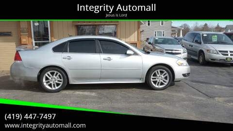 2012 Chevrolet Impala for sale at Integrity Automall in Tiffin OH