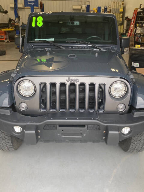 2018 Jeep Wrangler JK Unlimited for sale at Rouse Motor in Grundy Center, IA