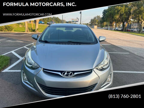 2016 Hyundai Elantra for sale at FORMULA MOTORCARS, INC. in Tampa FL