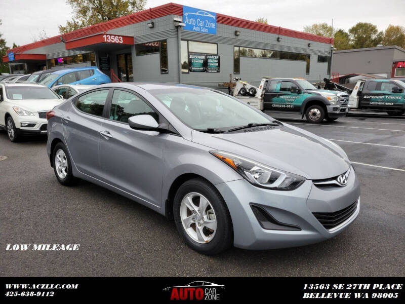 2015 Hyundai Elantra for sale at Auto Car Zone LLC in Bellevue WA