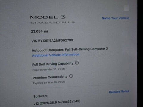 2021 Tesla Model 3 Standard Range Plus