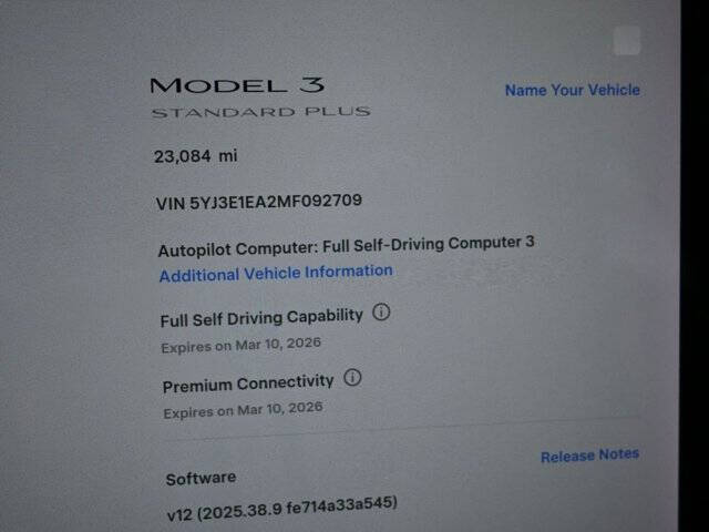 2021 Tesla Model 3 Standard Range Plus