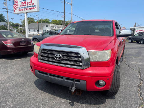 2007 Toyota Tundra for sale at M & J Auto Sales in Attleboro MA