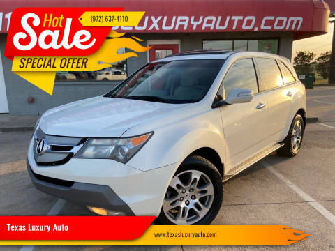 2008 Acura MDX for sale at Texas Luxury Auto in Cedar Hill TX