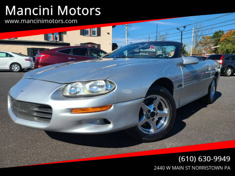 2000 Chevrolet Camaro for sale at Mancini Motors in Norristown PA