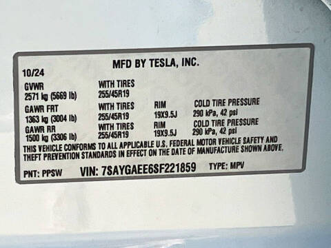 2025 Tesla Model Y Long Range
