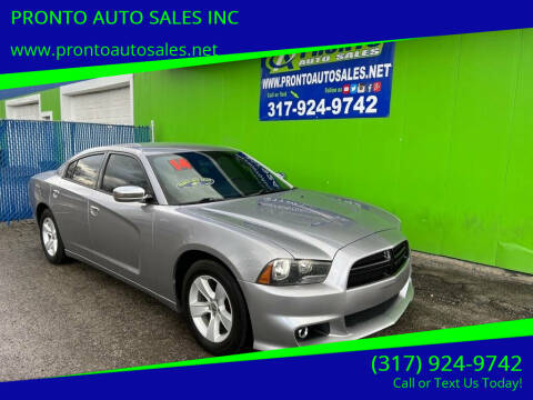 2014 Dodge Charger for sale at PRONTO AUTO SALES INC in Indianapolis IN