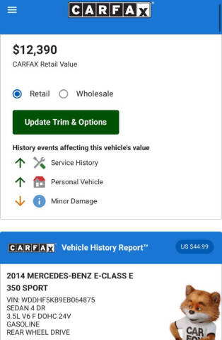 2014 Mercedes-Benz E-Class E 350 Sport