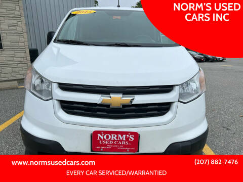 2015 Chevrolet City Express for sale at NORM'S USED CARS INC in Wiscasset ME