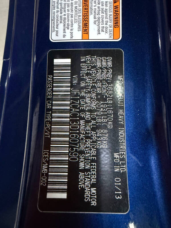2013 Subaru BRZ Limited